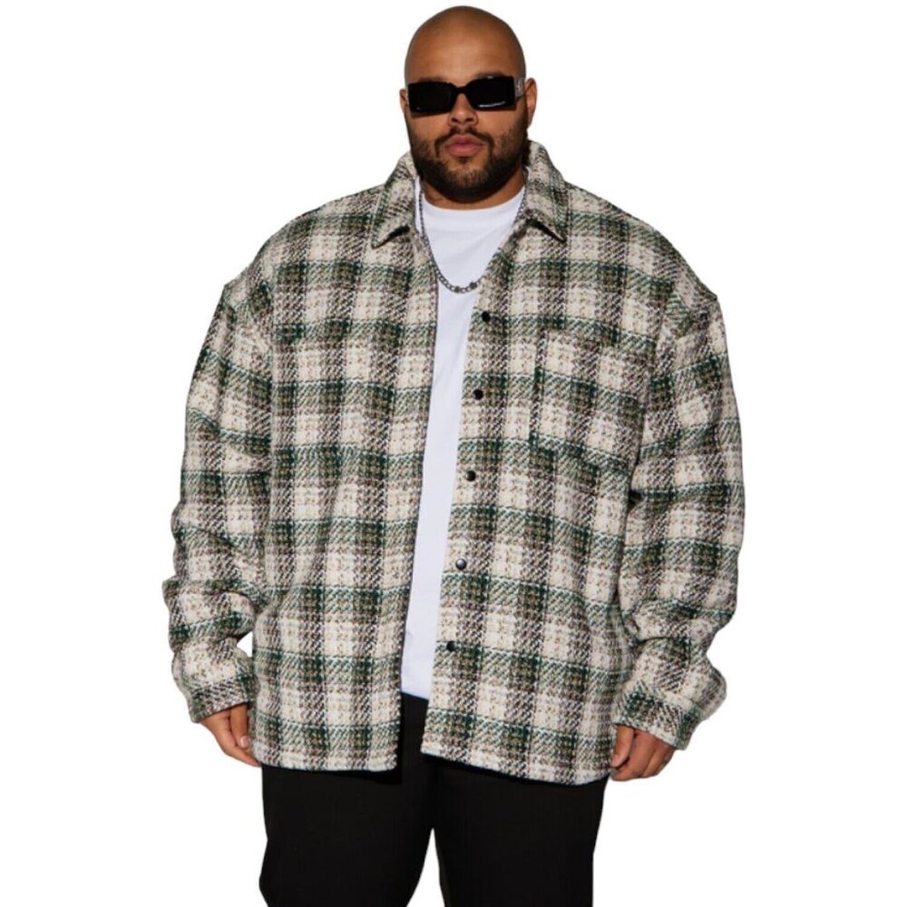 San Juan Textured Quilted Shacket Jacket Men's - Picture 4 of 6